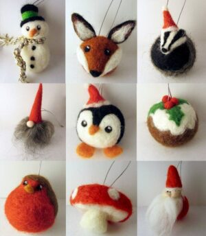 Festive crafts 3-in-1 workshop learn needle felting