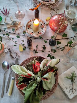 Style a 'Green' Festive Table