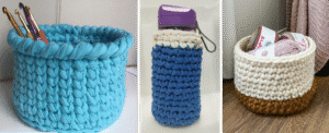 Crochet a T-shirt Yarn Basket Workshop